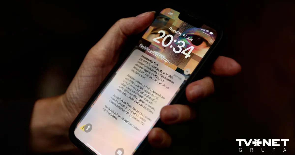 Iekšlietu ministrija skaidro, kāpēc liela daļa iedzīvotāju nesaņēma šūnu apraides paziņojumu