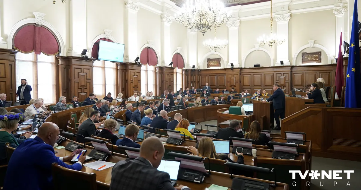 Saeima iesaldē valsts budžeta finansējumu politiskajām partijām