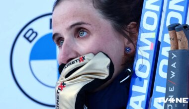 Francijas biatlona zvaigzne par zādzībām komandā saņem diskvalifikāciju