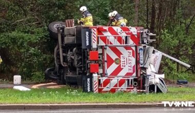 FOTO ⟩ Igaunijā avarē ugunsdzēsēju auto, bet glābējs saņem bargu sodu