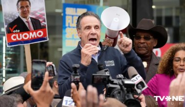 Tramps Ņujorkas mēra vēlēšanās pauž atbalstu demokrātam Kuomo
