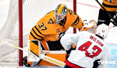 "Penguins" uzvarā pār "Capitals" Šilovs atvaira 28 metienus