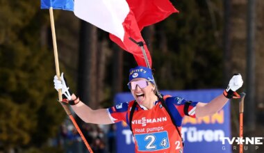 Desmitkārtējā pasaules čempione biatlonā par zādzībām komandā saņem diskvalifikāciju