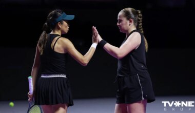 Ostapenko un Sje zaudējums "WTA Finals" dubultspēļu turnīra pusfinālā