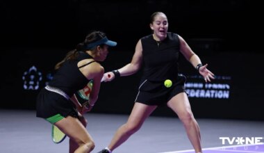 Ostapenko un Sje piedzīvo zaudējumu "WTA Finals" turnīra pusfinālā