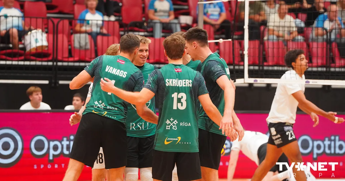 "Robežsardze"/RSU volejbolisti Baltijas līgā zaudē Pērnavas komandai