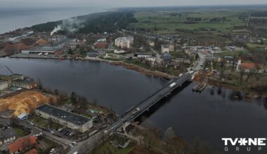 FOTO ⟩ Jaunais Salacas tilts Salacgrīvā atvērts satiksmei