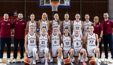 Latvijas basketbolistes Eiropas čempionāta kvalifikāciju sāk ar zaudējumu Ļubļanā