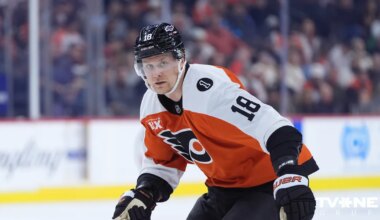 Ābolam jau 11. NHL spēle bez punktiem, "Flyers" zaudē vicečempionei - Apollo.lv