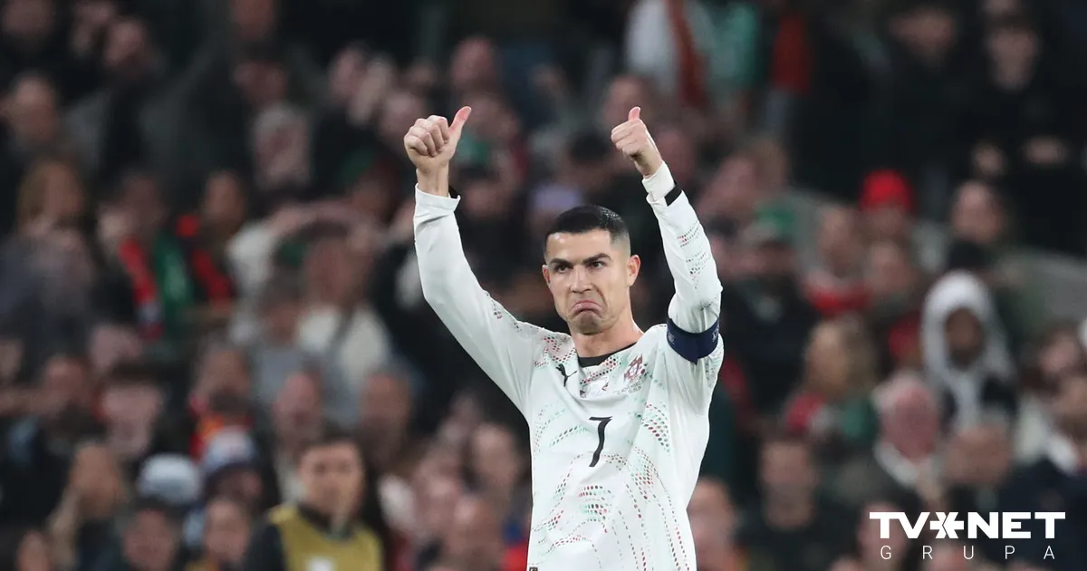 Ronaldu saņem sarkano kartīti Portugāles izlases spēlē Īrijā