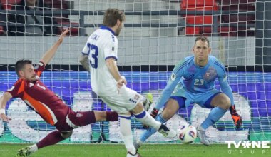 Latvijas futbolisti izlaiž vadību un PK kvalifikāciju noslēdz ar zaudējumu Serbijā