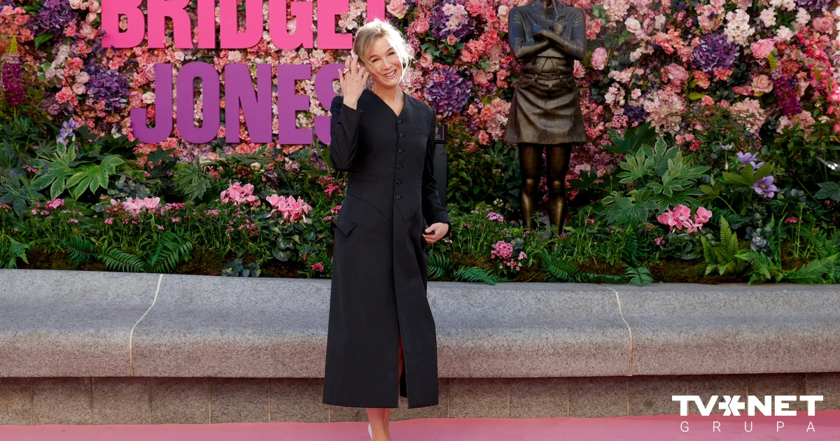 "Viņa ir jaukāka par mani." Renē Zelvēgere vērtē jaunatklāto Bridžitas Džounsas skulptūru