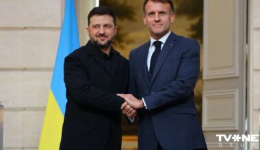 Zelenskis un Makrons paraksta nodomu protokolu par iznīcinātāju "Rafale" piegādi