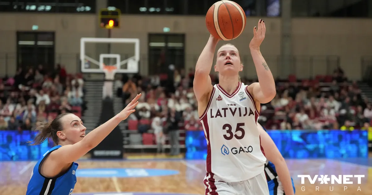 Latvijas basketbolistes pārspēj Igauniju Eiropas čempionāta kvalifikācijas cikla mačā Rīgā