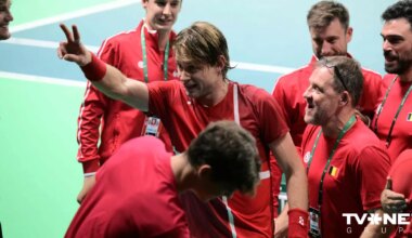 Beļģijas tenisisti iekļūst Deivisa kausa pusfinālā