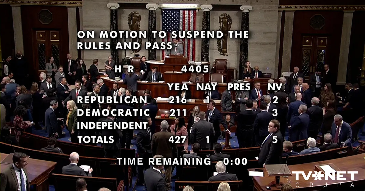 ASV Kongress teju vienprātīgi nobalso par Epstīna failu publiskošanu