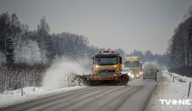 Autovadītāju ievērībai: trešdienas rītā vietām autoceļi sniegoti un apledo - TVNET