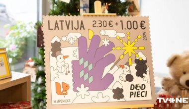 Izdod labdarības maratonam "Dod pieci!" veltītu pastmarku