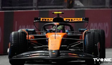 Noriss ātrākais Lasvegasas "Grand Prix" kvalifikācijā