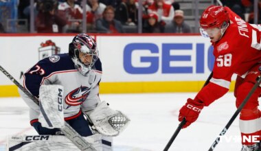 Merzļikins un Šilovs rezervē, Kolumbusa un Pitsburga zaudē pagarinājumā