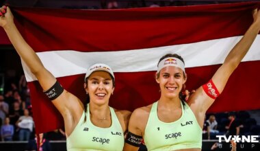 Nevaru noticēt uzvarai pasaules čempionātā pludmales volejbolā