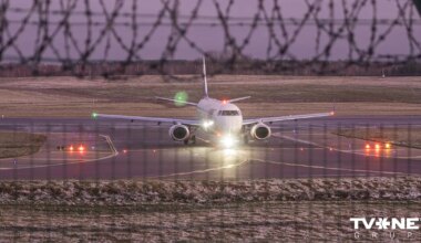 Baltkrievijas balonu dēļ atkal apturēta satiksme Viļņas lidostā