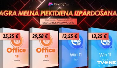 Palieliniet savu produktivitāti ar Office 2021 Pro licencēm par melnās piektdienas cenām