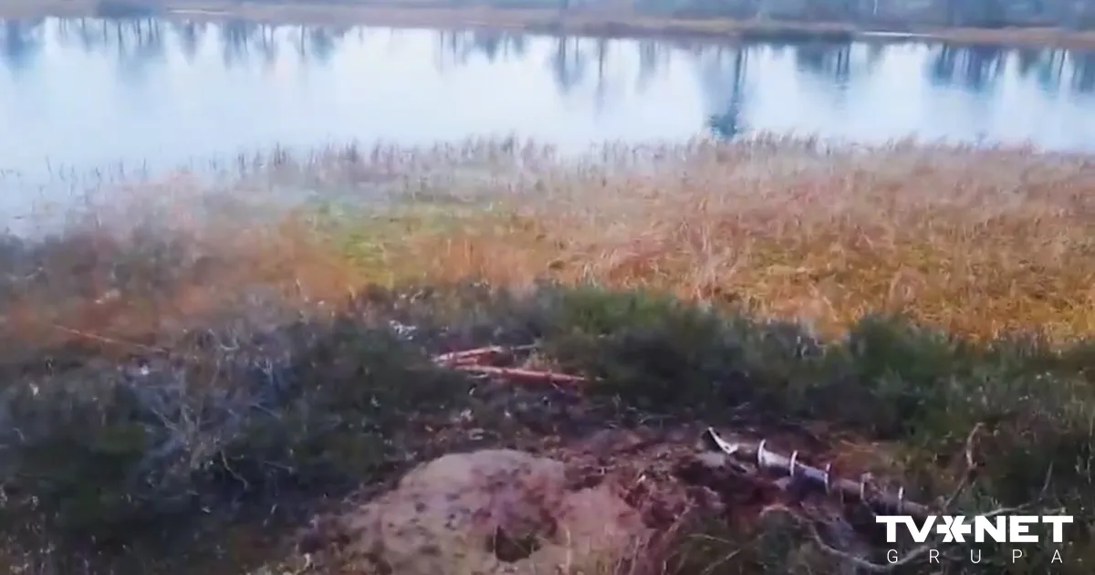 VIDEO ⟩ Palšu purvā notikusi spēcīga purva gāzes izplūde