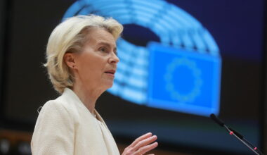 Urzula fon der Leiena. Foto: EPA/OLIVIER HOSLET