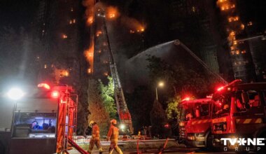 Bojāgājušo skaits ugunsgrēkā Honkongas augstceltnēs pieaudzis