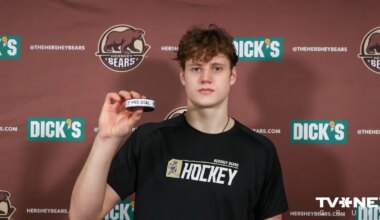 VIDEO ⟩ Mateiko gūst savus pirmos vārtus profesionālajā hokejā