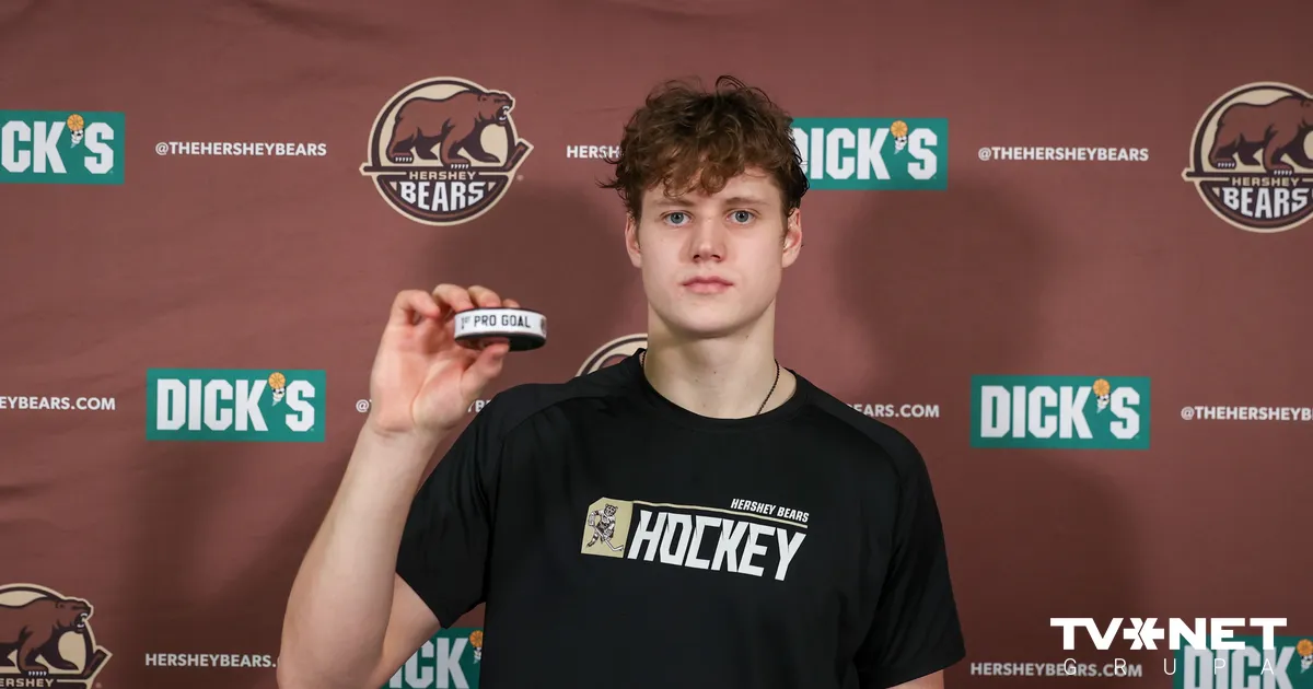 VIDEO ⟩ Mateiko gūst savus pirmos vārtus profesionālajā hokejā