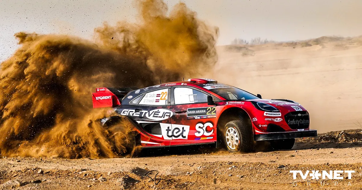 Sesks/Francis izcili noslēdz dienu un turpina cīnīties par vēsturisku WRC pjedestālu