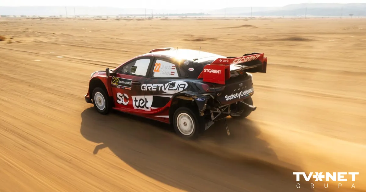 Sesks/Francis kļūst par Saūda Arābijas rallija vicelīderiem