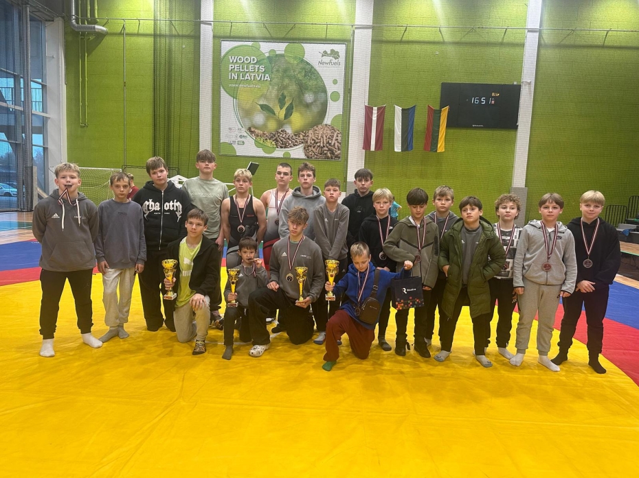 Liepājas grieķu-romiešu cīkstoņiem atzīstami rezultāti starptautiskā turnīrā