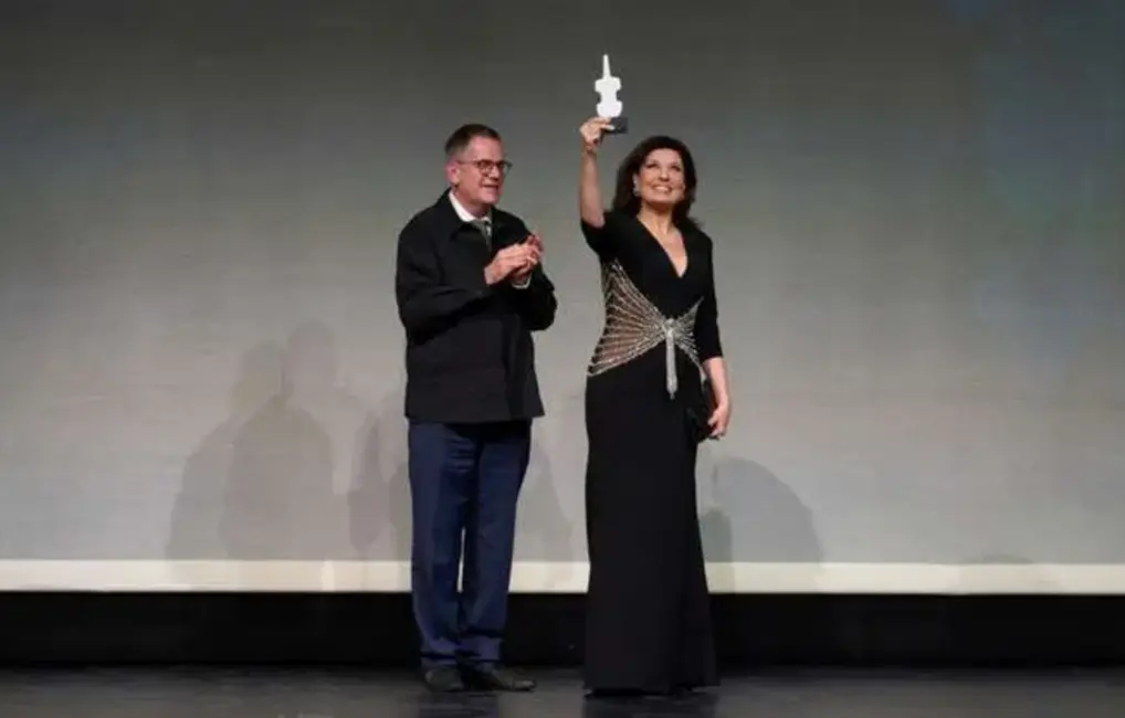 Latvijas dižākā soprāns Marina Rebeka saņem operas pasaules "Oskaru"