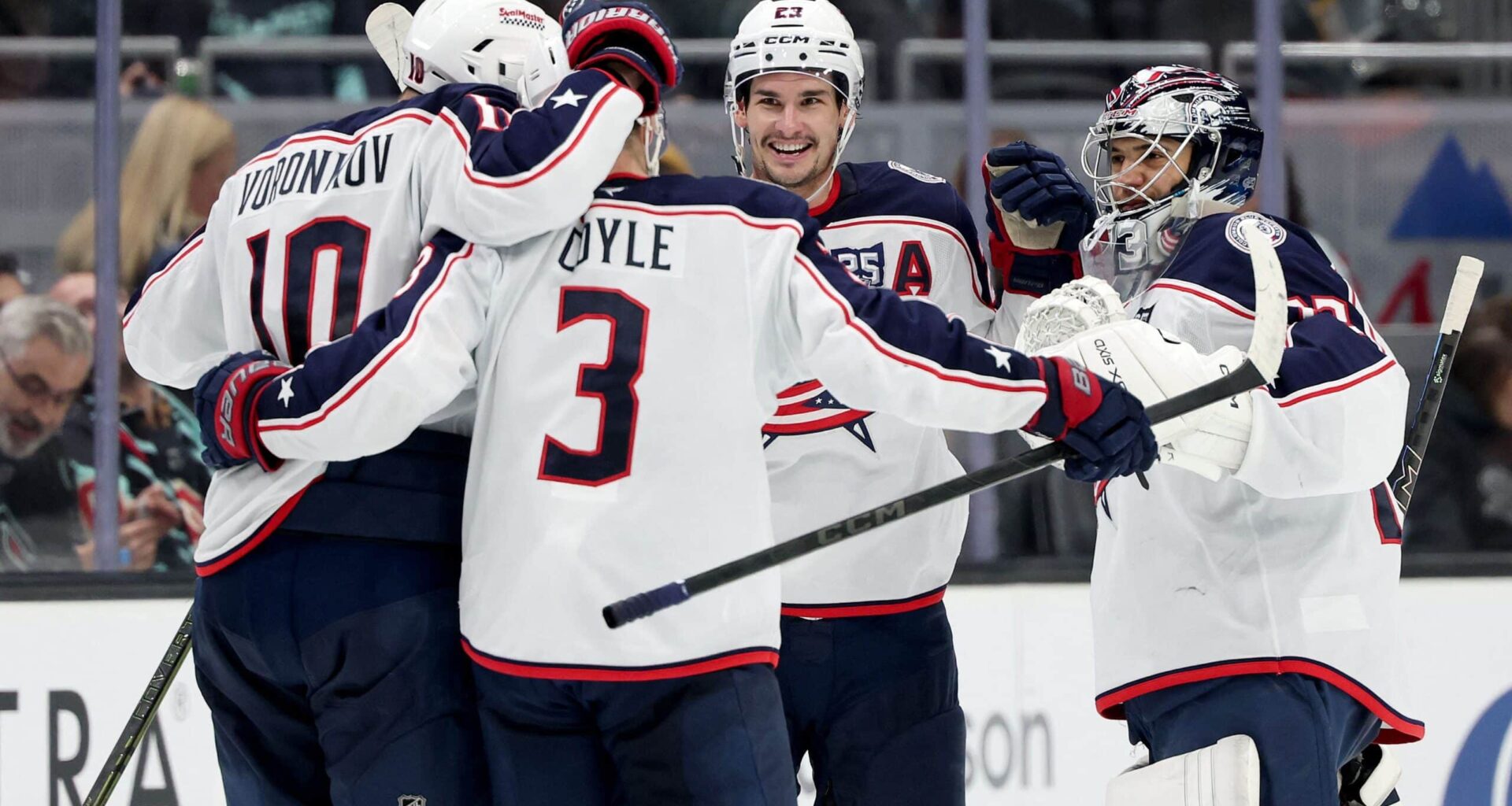 "Blue Jackets" pārtrauc zaudējumu sēriju, "Canucks" bez Bļugera neveiksme