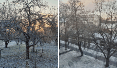 Tukumā, Aizkrauklē, Valmierā un citviet uzsnidzis pirmais sniegs