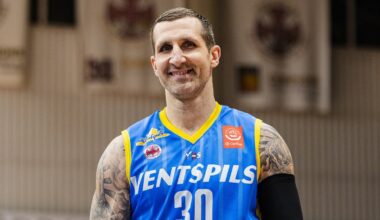 "Ventspils" basketbolisti turpina rāpties augšup apvienotās līgas tabulā