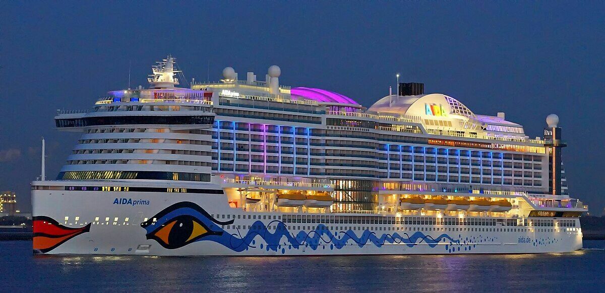 AIDAprima kuģis. Foto: Publicitātes AIDAprima kuģis. Foto: Publicitātes