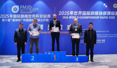 Valneris izcīna bronzu pasaules čempionātā dambretē – Citi sporta veidi – Sportacentrs.com