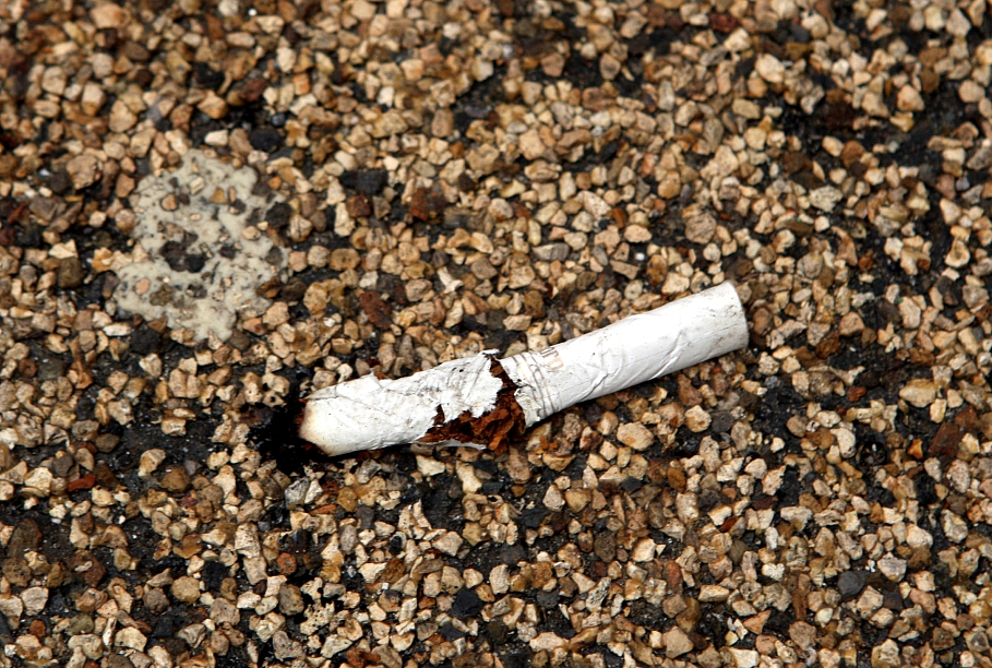 Salauzta cigarete. Attēls ilustratīvs