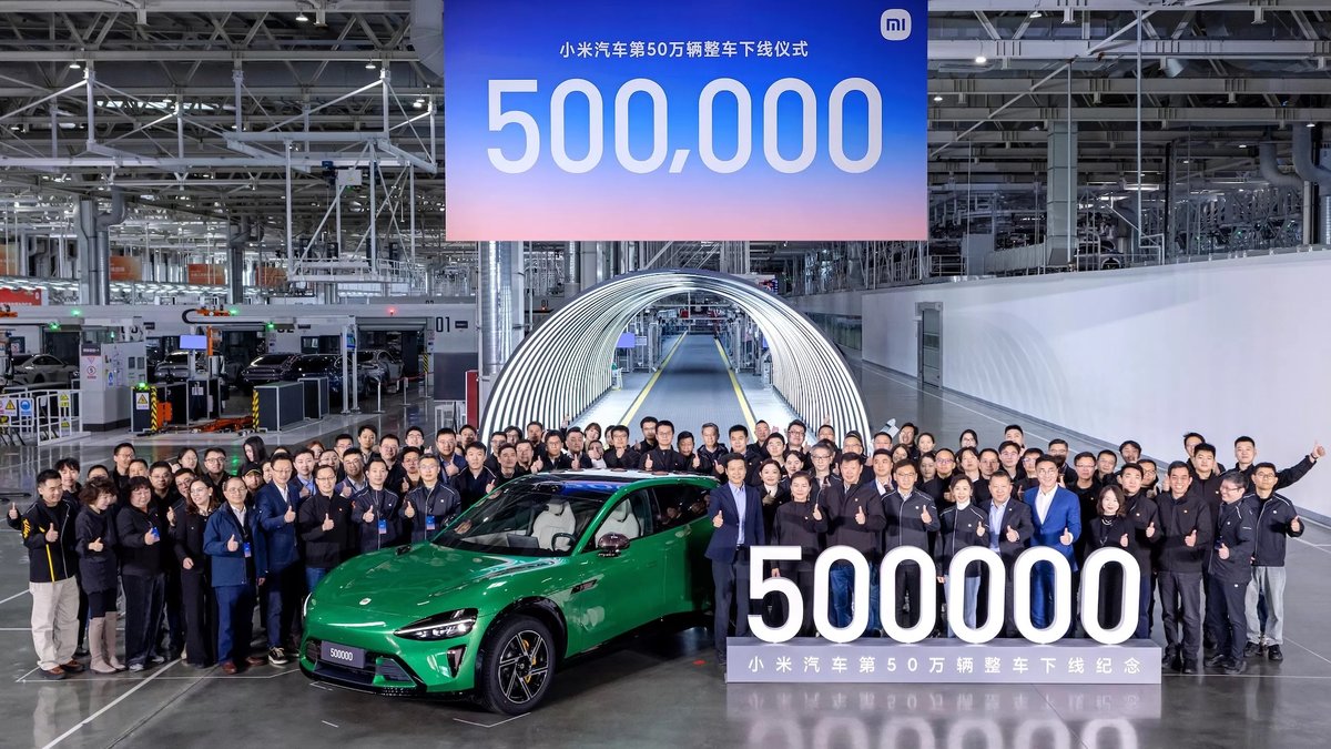 "Xiaomi" pusotrā gadā saražojis jau pusmiljonu automobiļu