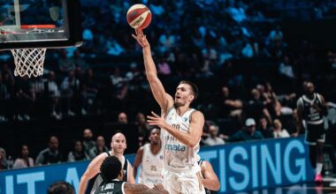 Dāvis Bertāns netiek pieteikts spēlei, “Dubai” ABA līgā uzvar “Partizan”