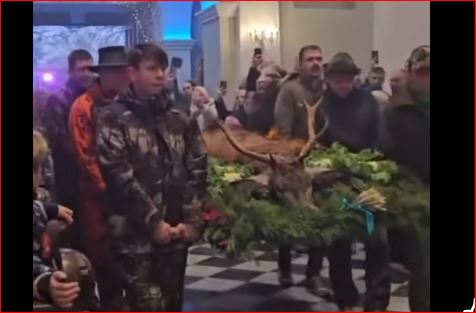 Skaistkalnes baznīcā tiek svinēti Sv. Huberta svētki