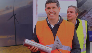 Pienavā top Latvijā lielākais vēja parks