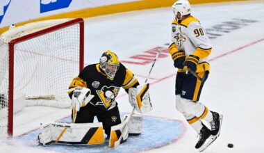 "Penguins" vārtsargs Murašovs karjerā otrajā NHL spēlē paliek nepārspēts