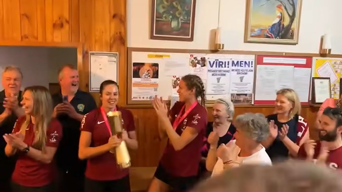 Graudiņa/Samoilova kopā ar Austrālijas latviešiem svin pasaules čempioņu titulu