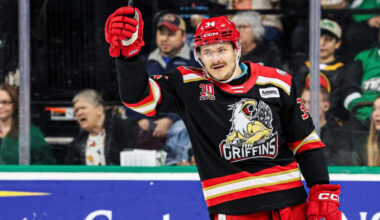 Tralmaks – viens no diviem hat-trick veicējiem grifu 10:1 uzvarā Teksasā – Hokejs – Sportacentrs.com