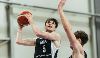 "VEF Rīga" pārspēj LU basketbola komandu